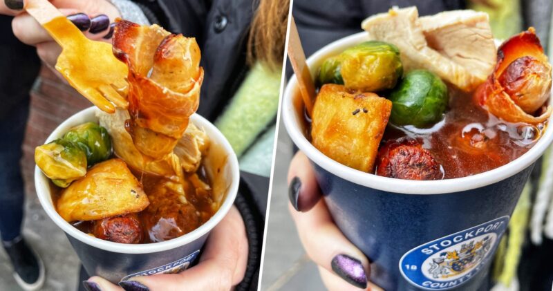 Christmas dinner in a cup Stockport County FC