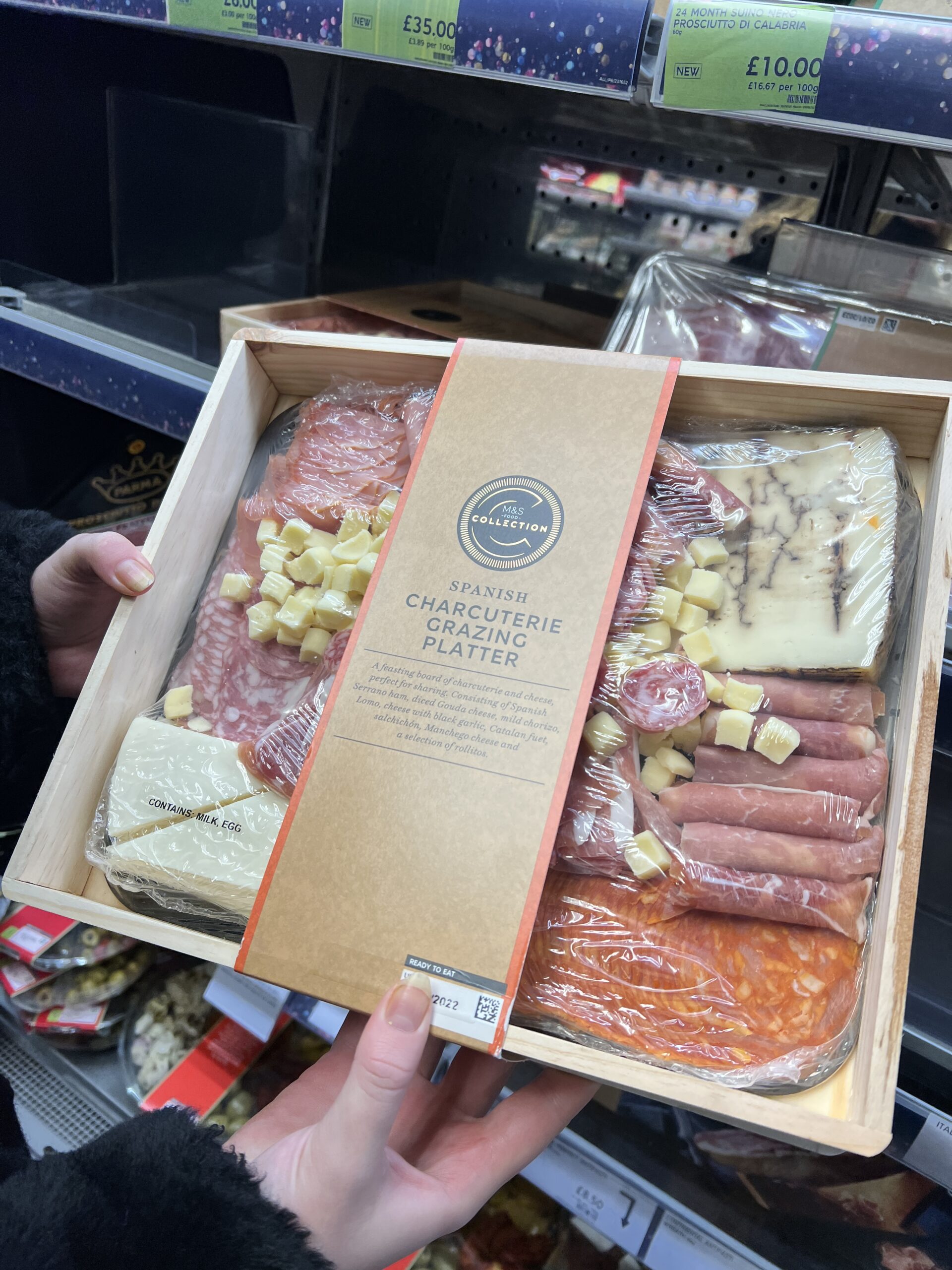 Charcuterie platter from M&S.