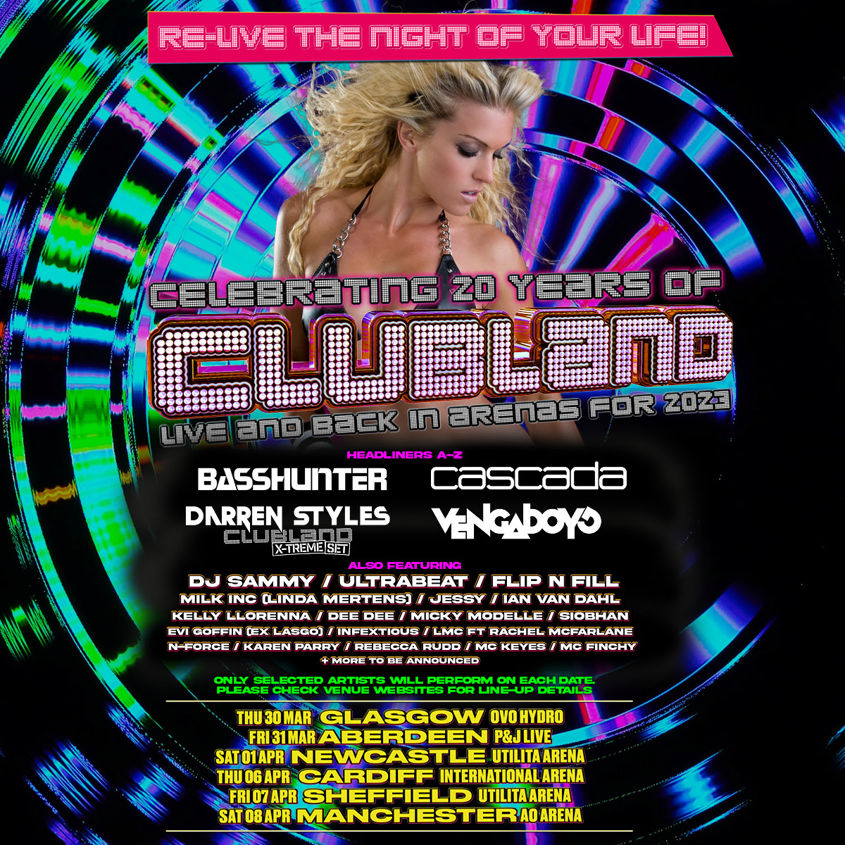 Clubland announce huge throwback arena tour that will take you back to