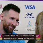 Lionel Messi emotional interview Argentinian reporter