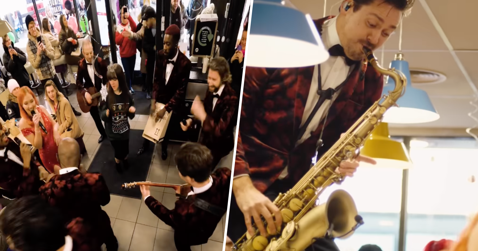 Live band at Stockport Maccies