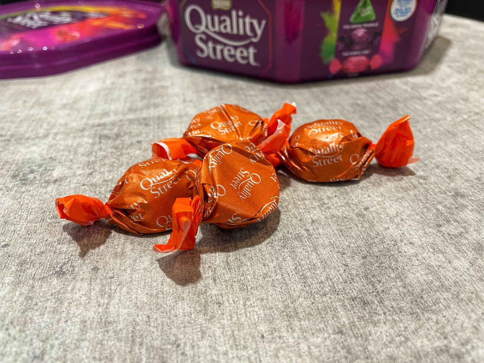 A completely objective ranking of every Quality Street sweet. Orange crunch