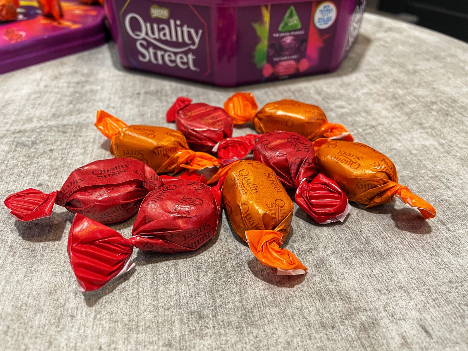 A completely objective ranking of every Quality Street sweet. Strawberry and orange fruit cremes