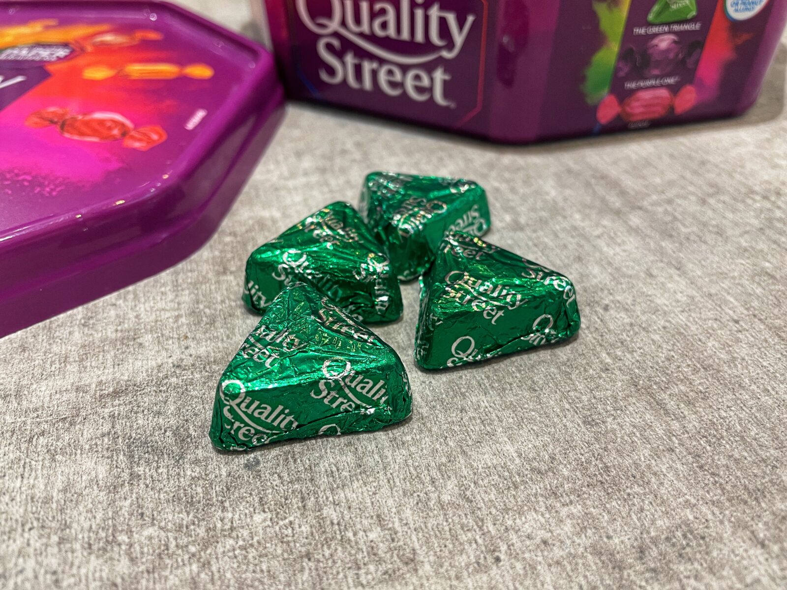 A completely objective ranking of every Quality Street sweet - the Green Triangle