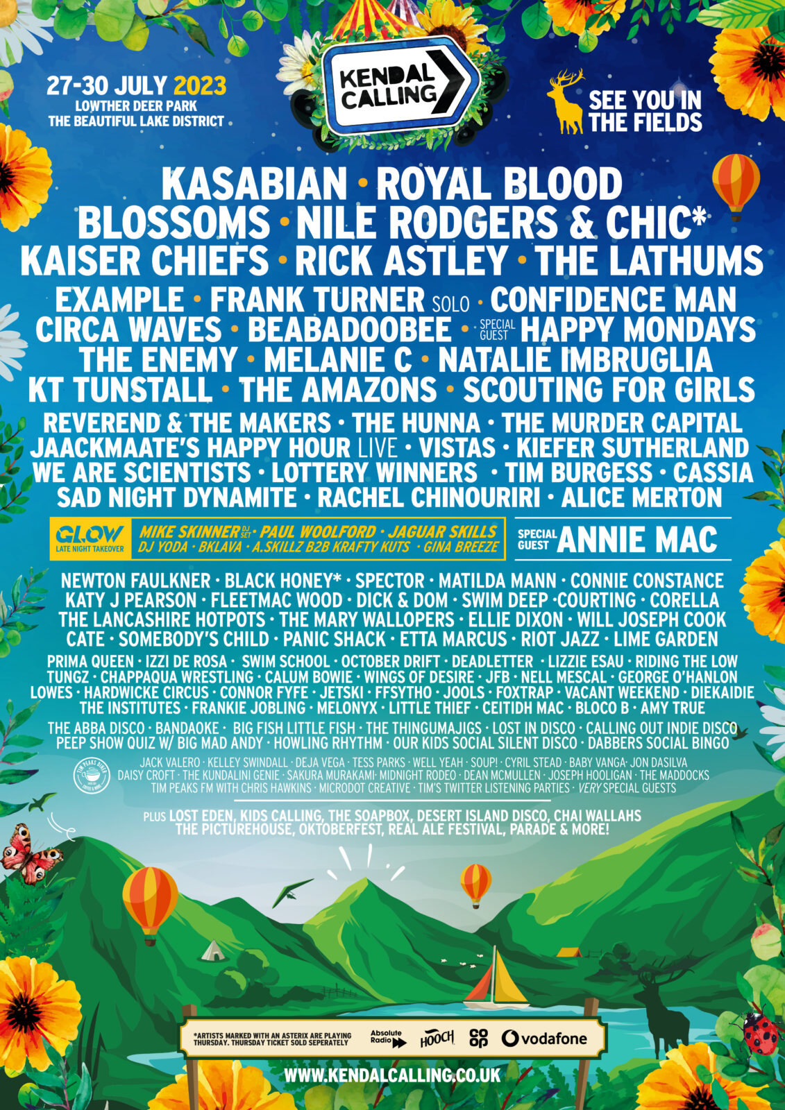 Kendal Calling 2023 festival line-up released with headliners including  Blossoms, Royal Blood, Kasabian and Nile Rodgers & Chic