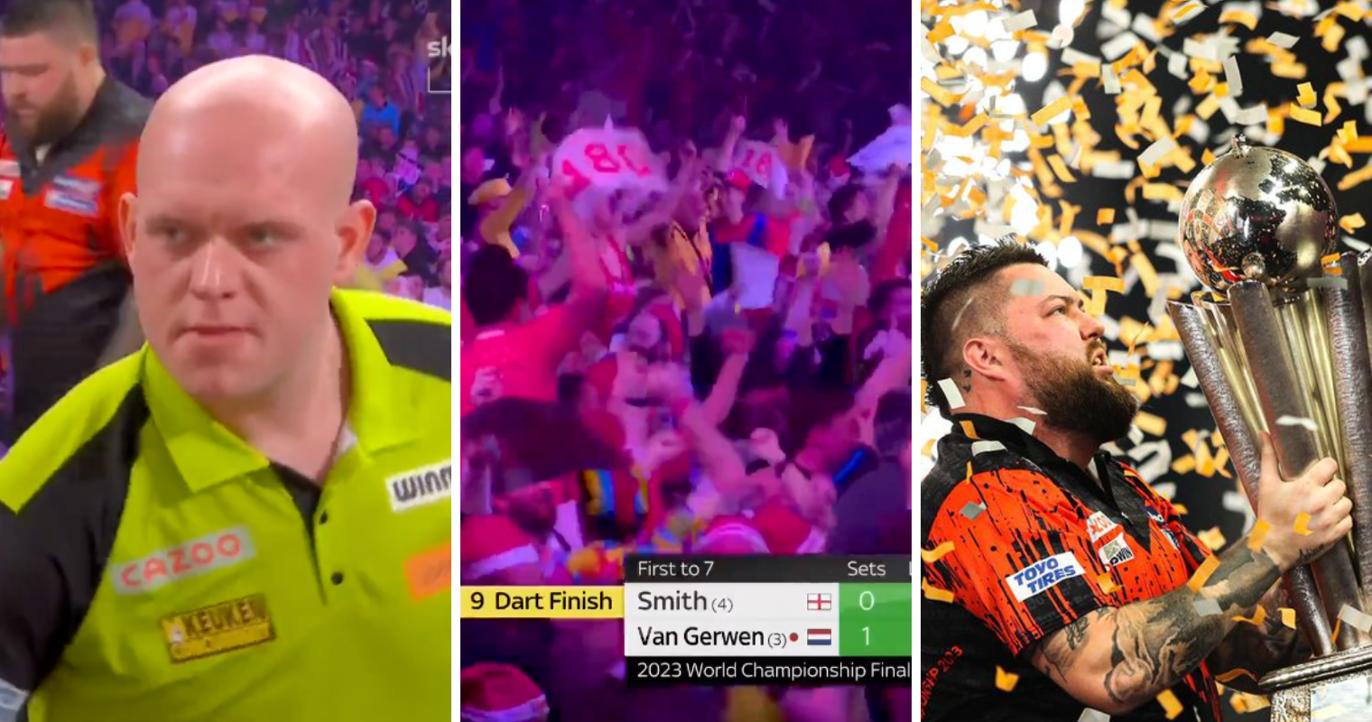 greatest ever darts leg Michael Smith Michael van Gerwen