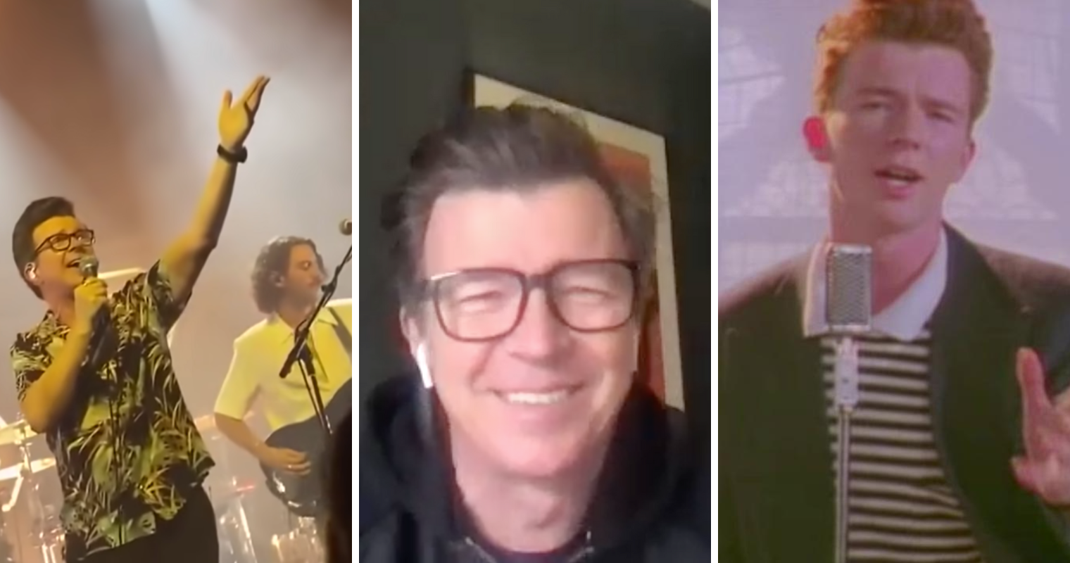 Rick Astley Reacts to Me Reacting to Rick Astley Reacting to my