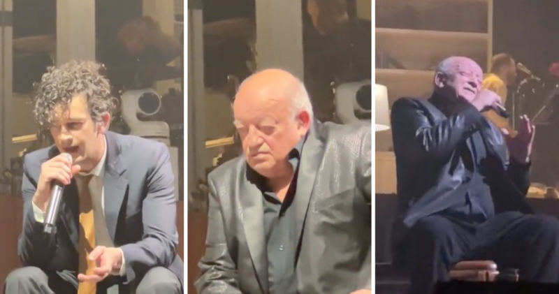 Tim Healy surprise performance The 1975 Newcastle