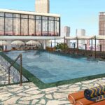 Soho House Manchester rooftop pool