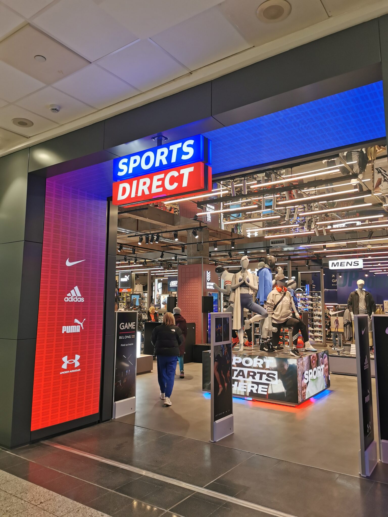 Sports Direct's giant new hightech Manchester Arndale store