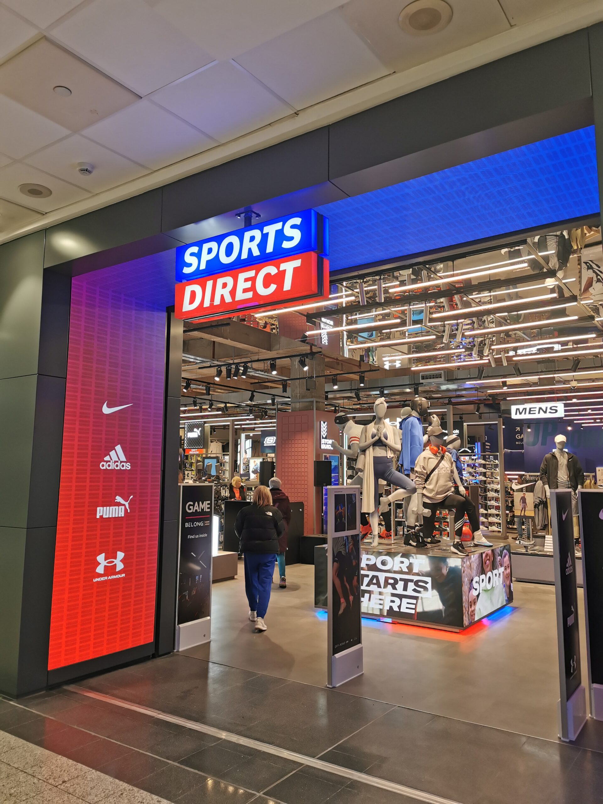 Sports Direct s giant new high tech Manchester Arndale store