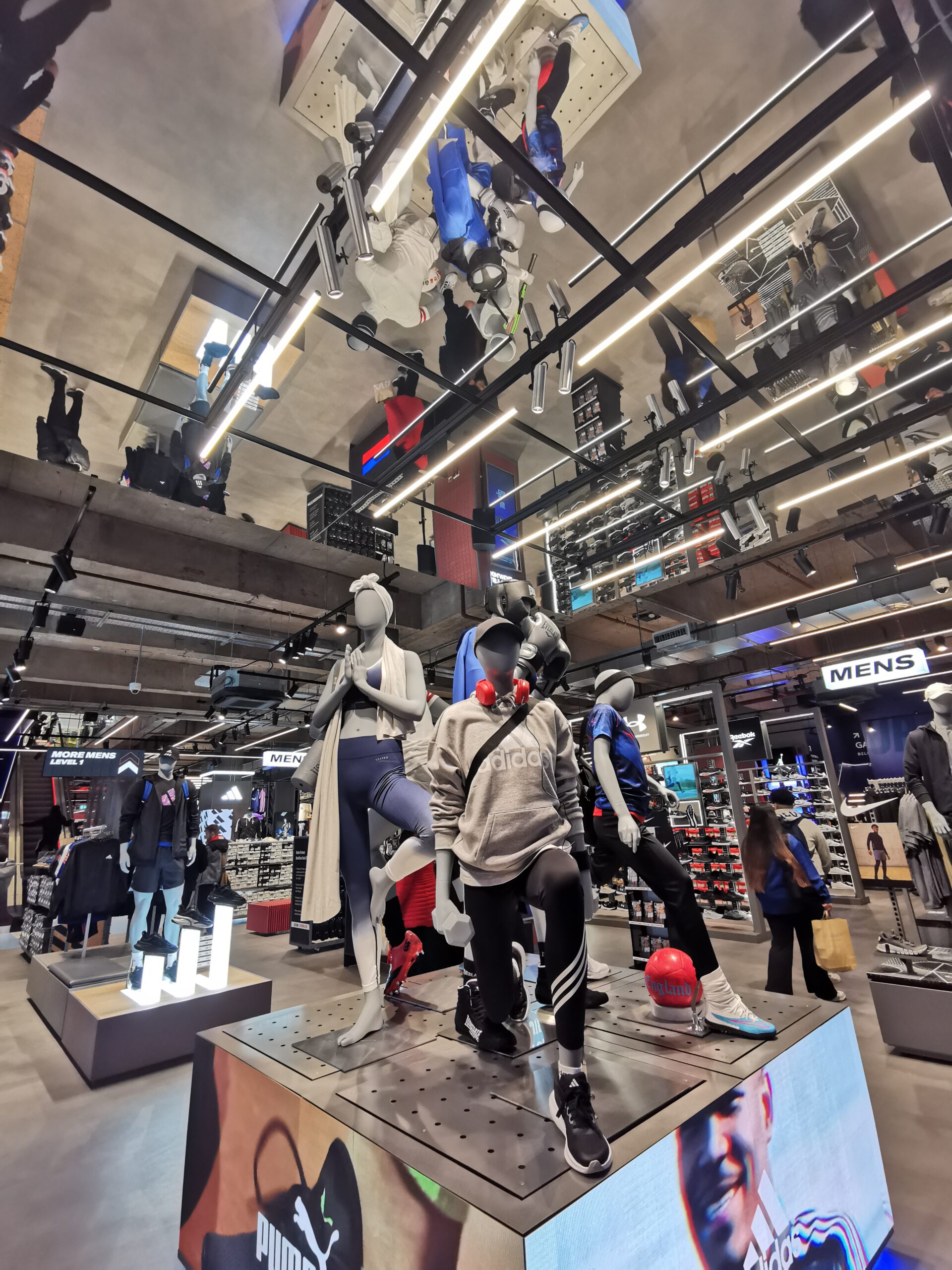 Sports Direct's giant new hightech Manchester Arndale store