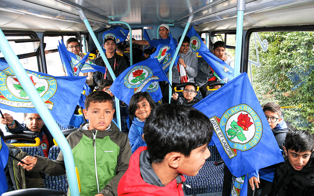 Blackburn matchday bus service Ewood Express