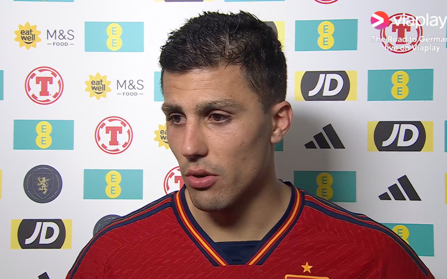 Rodri calls Scotland 'rubbish' after Spain lose 2-0