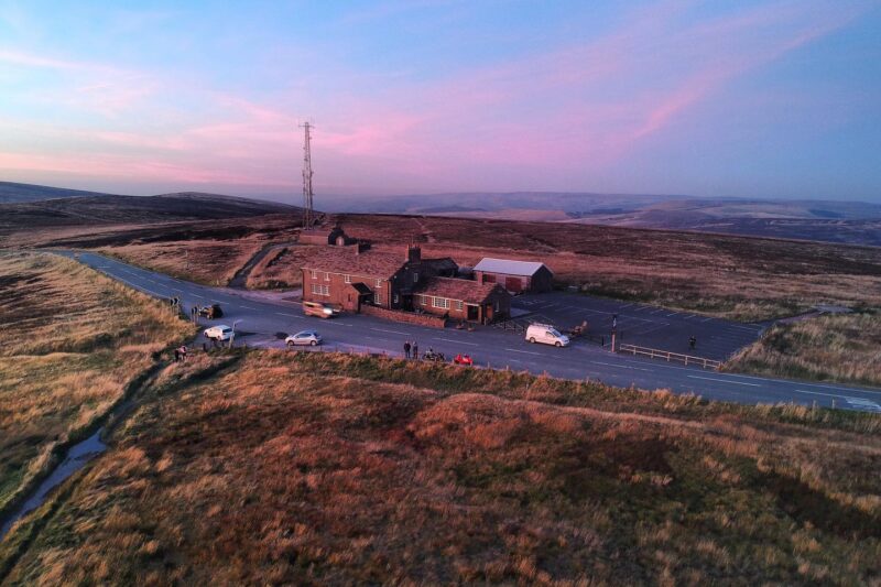 The Cat & Fiddle in the Peak District