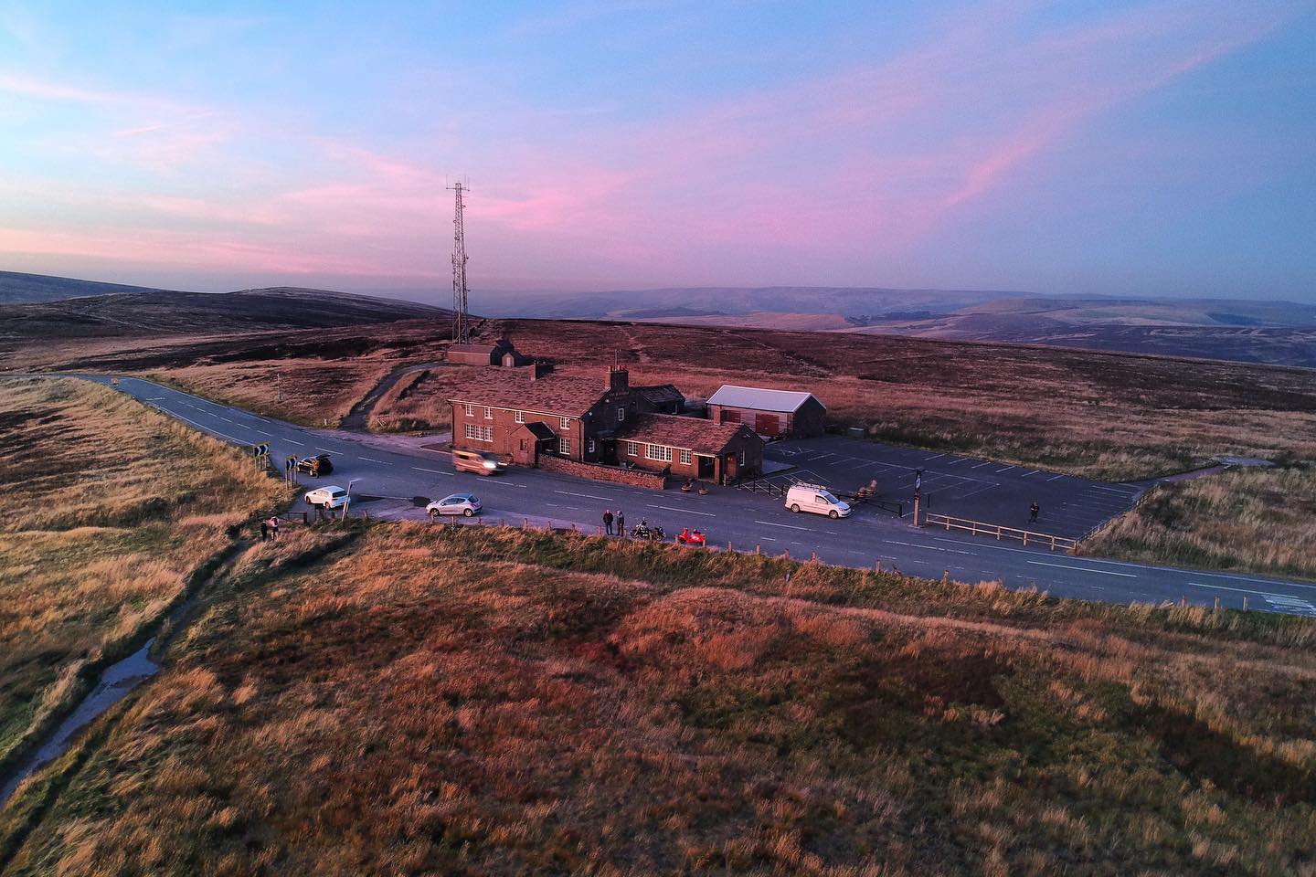 The Cat & Fiddle in the Peak District