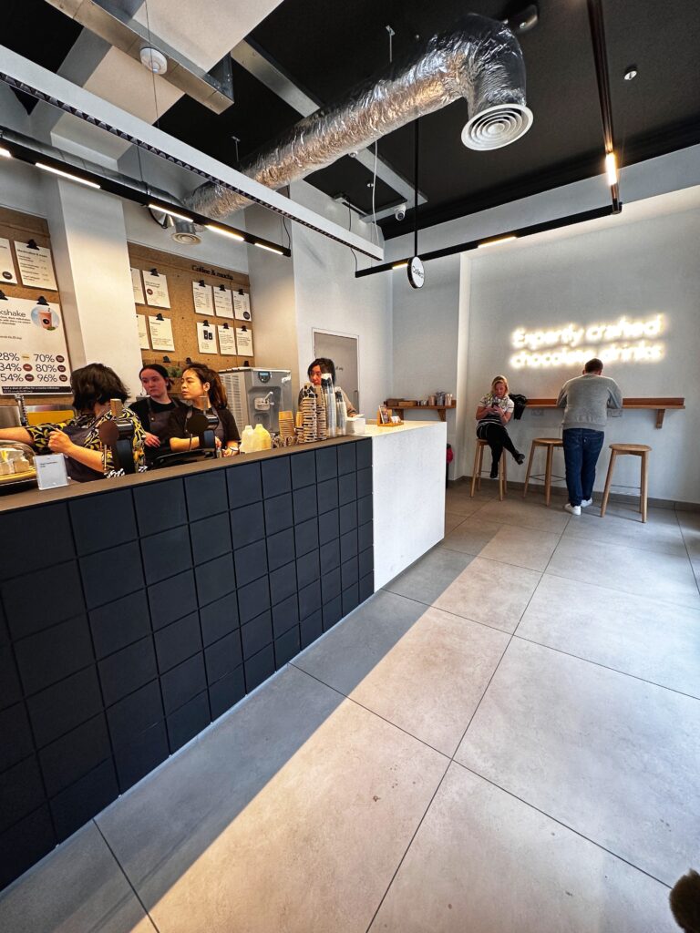 Inside Manchester's hot chocolate cafe with 20 different flavours