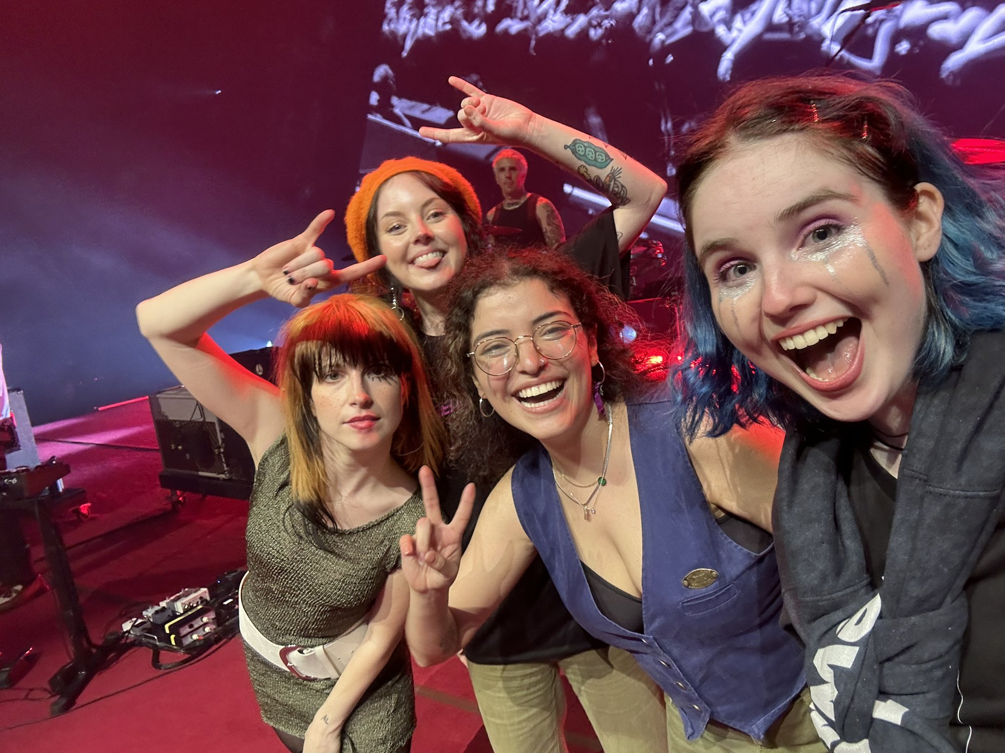 Paramore with Jess from Peaness