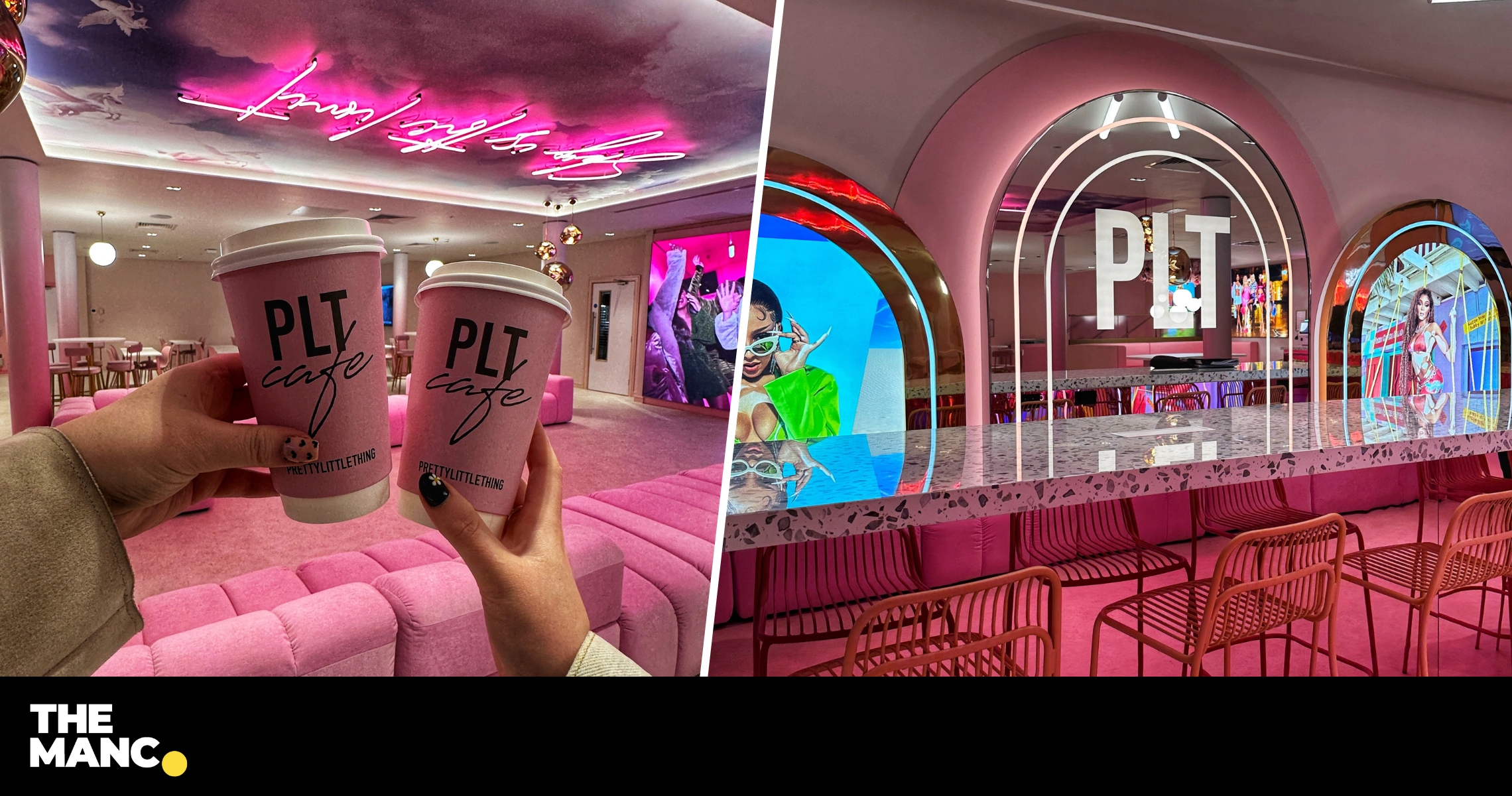 PLT HQ inside PrettyLittleThing's new, allpink headquarters