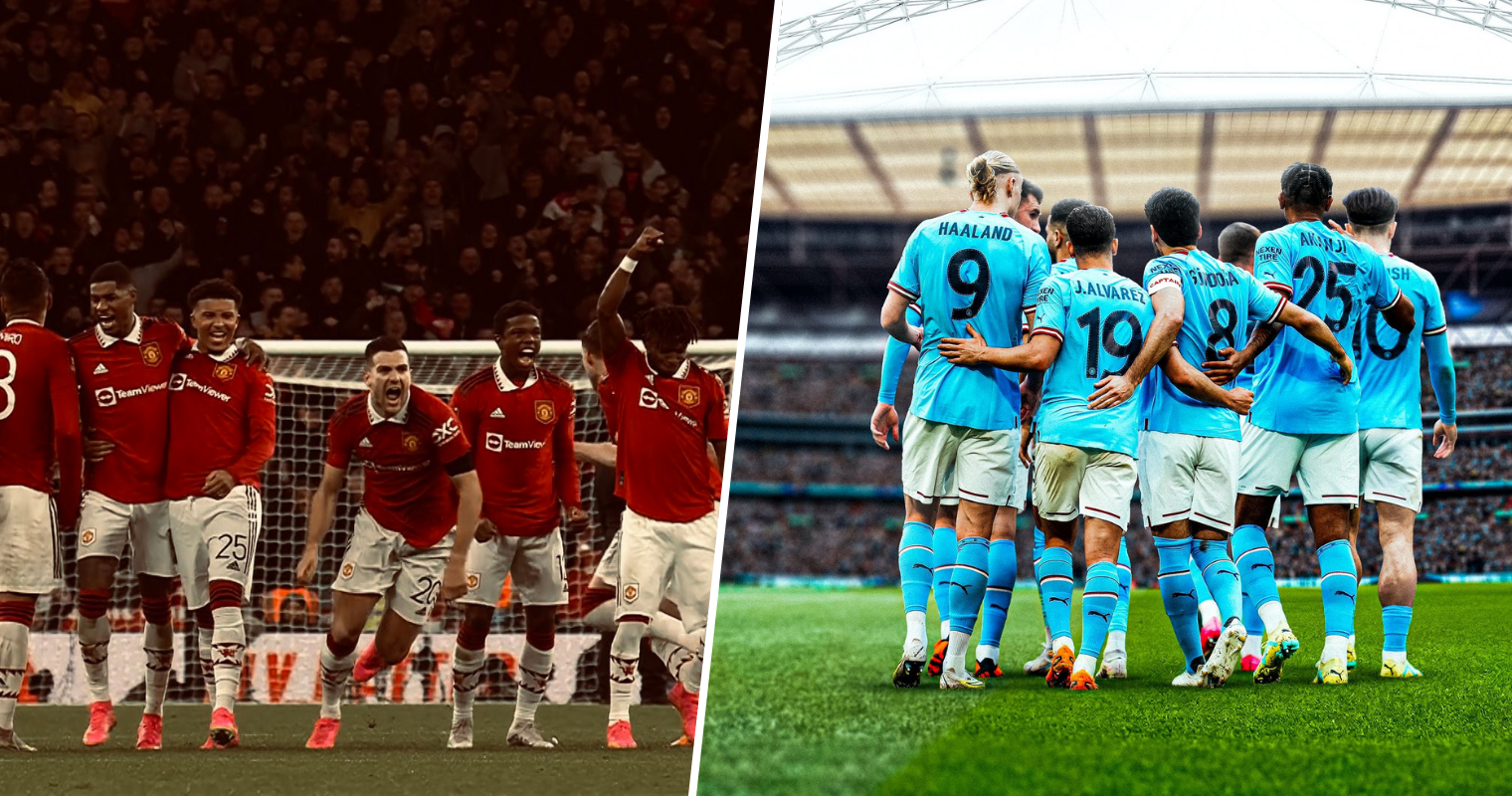 Manchester Derby FA Cup final first time in history