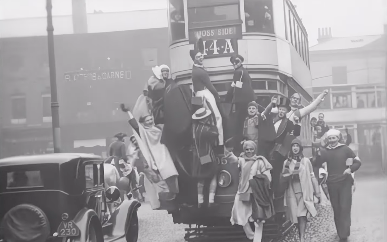 Old footage Manchester students rag week 1931