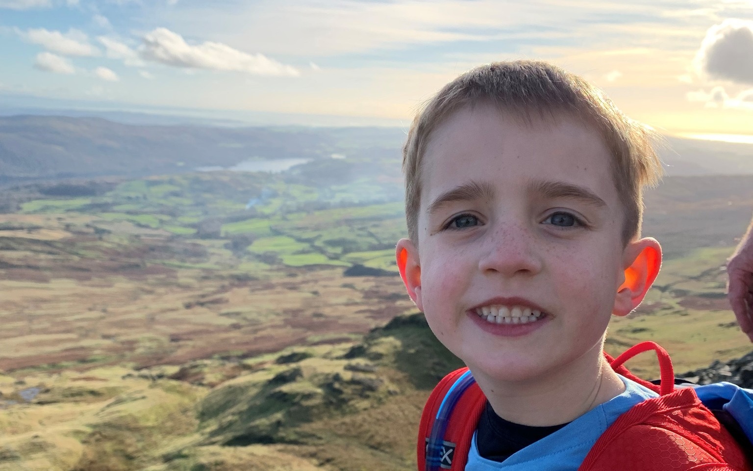 6 year old Oscar Burrow charity walk climbing equivalent of Mount Everest