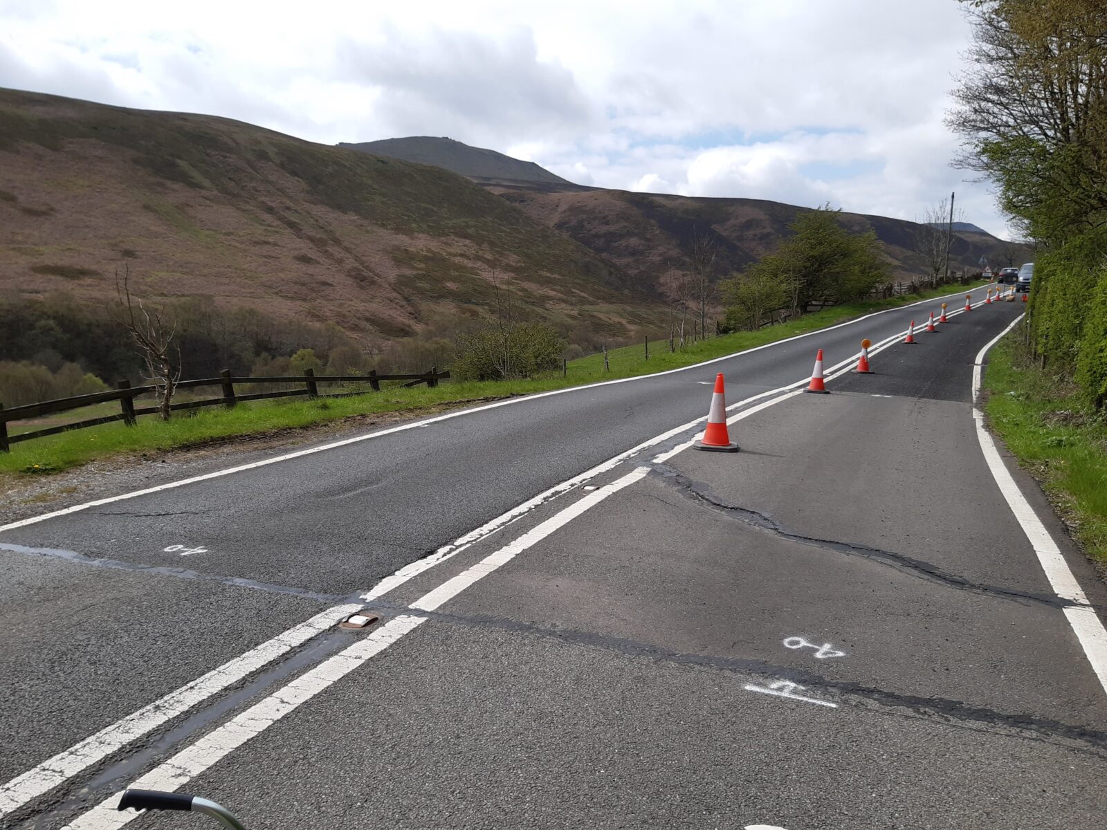 The landslips on Snake Pass