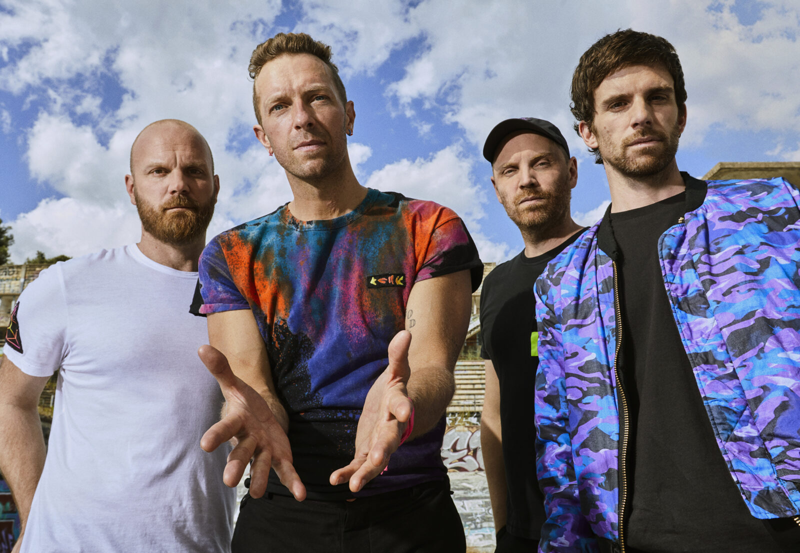 Coldplay are at Etihad stadium in Manchester this week.