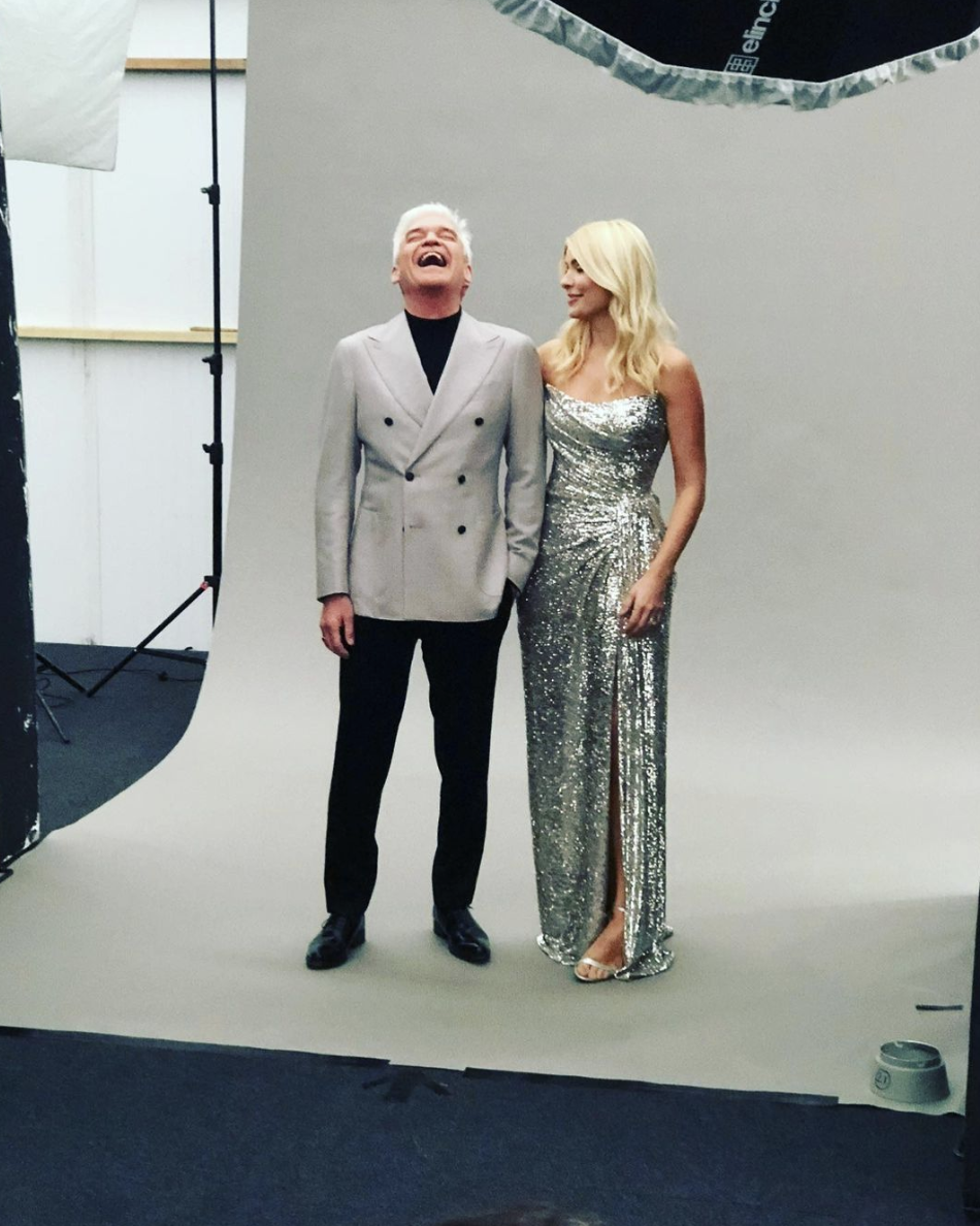 Phillip Schofield and Holly Willoughby on a previous project for ITV