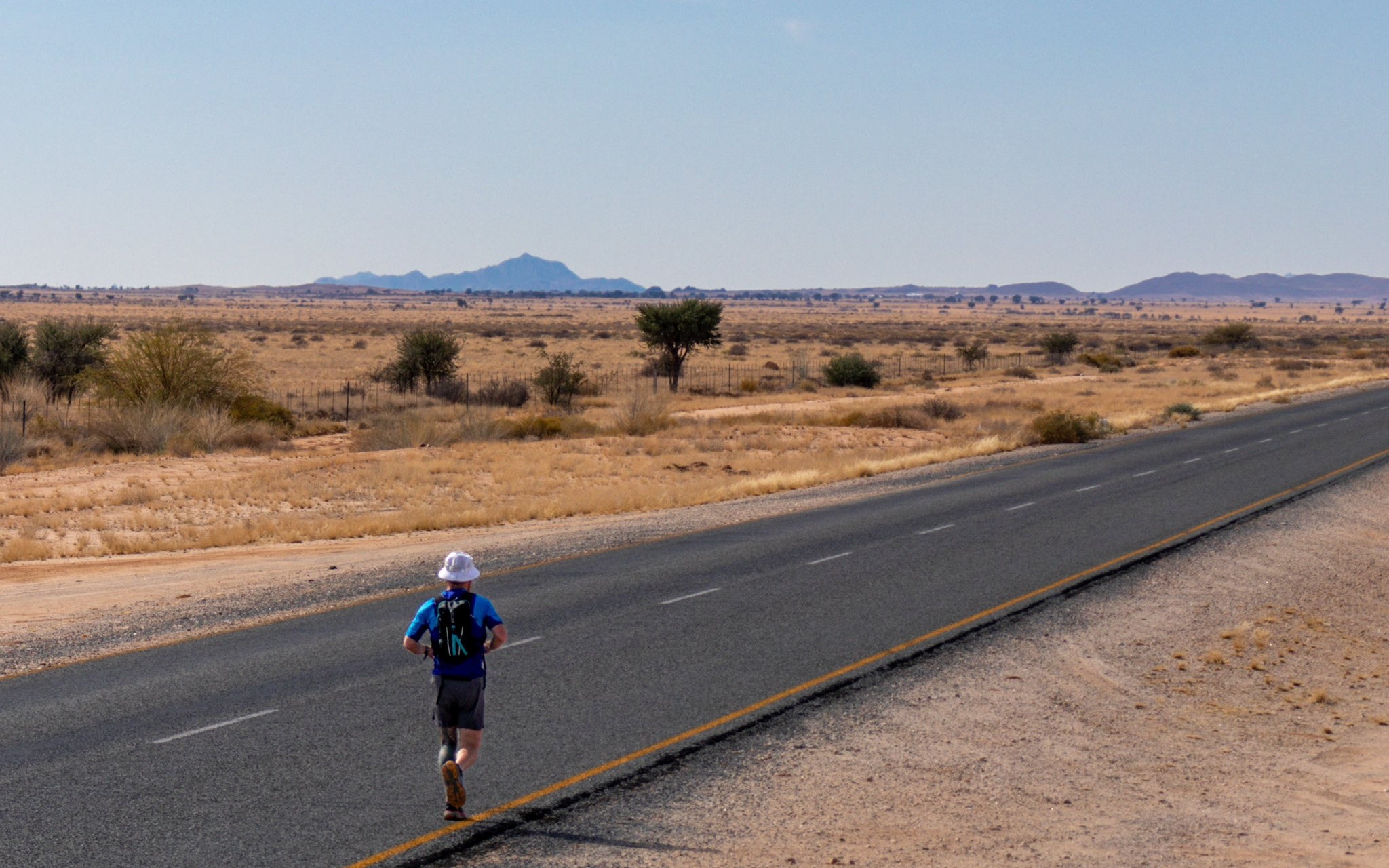 Hardest Geezer the man running the entire length of Africa