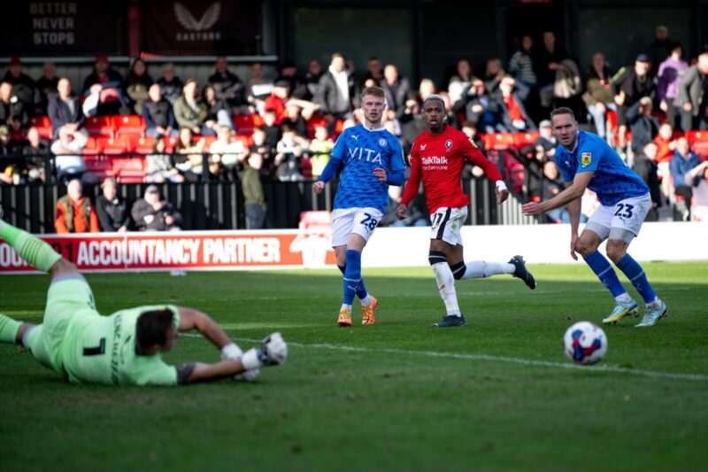 when is the Stockport County vs Salford City League Two play-off semi-final