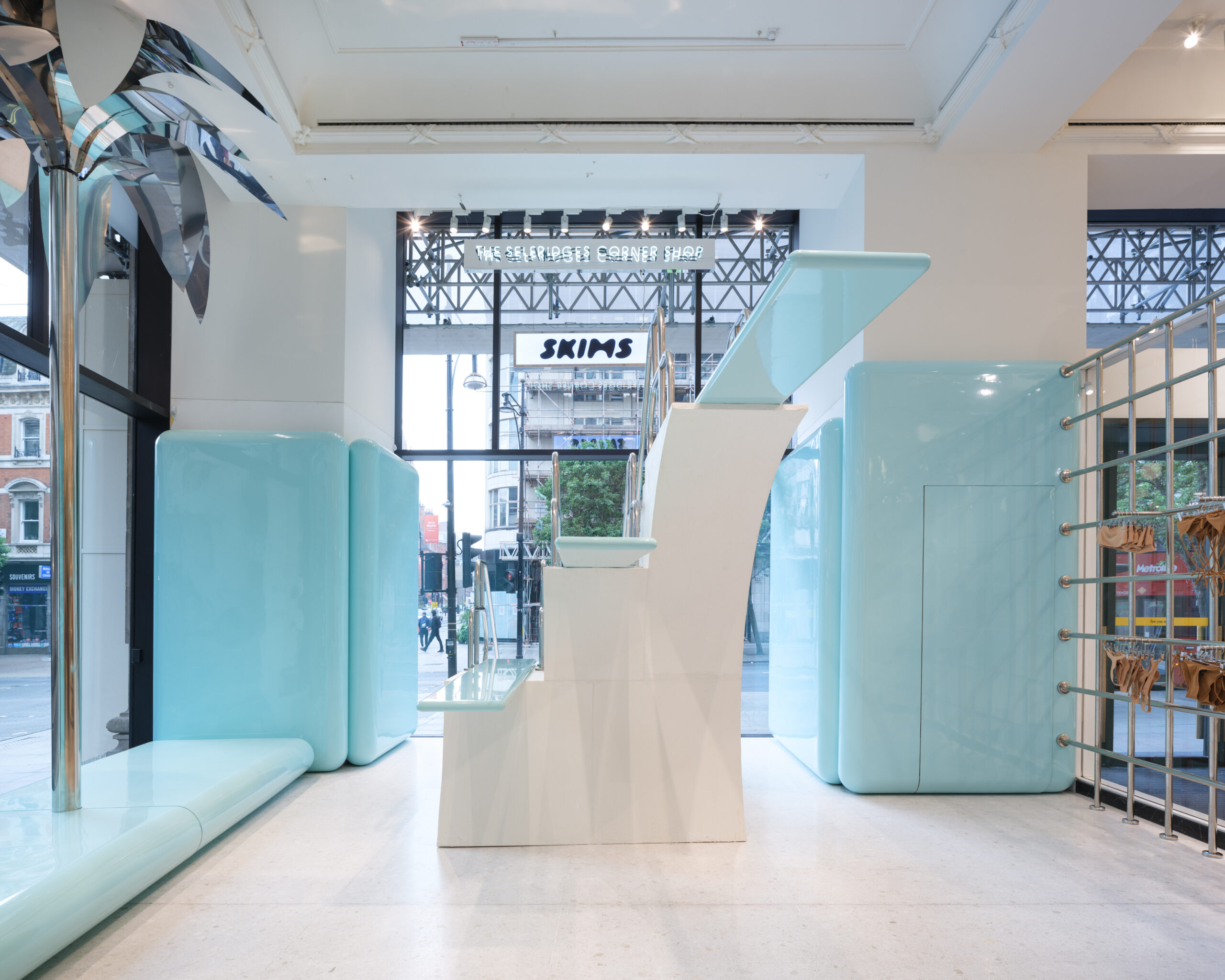 The Skims pop-up space in Selfridges London. Credit: Supplied