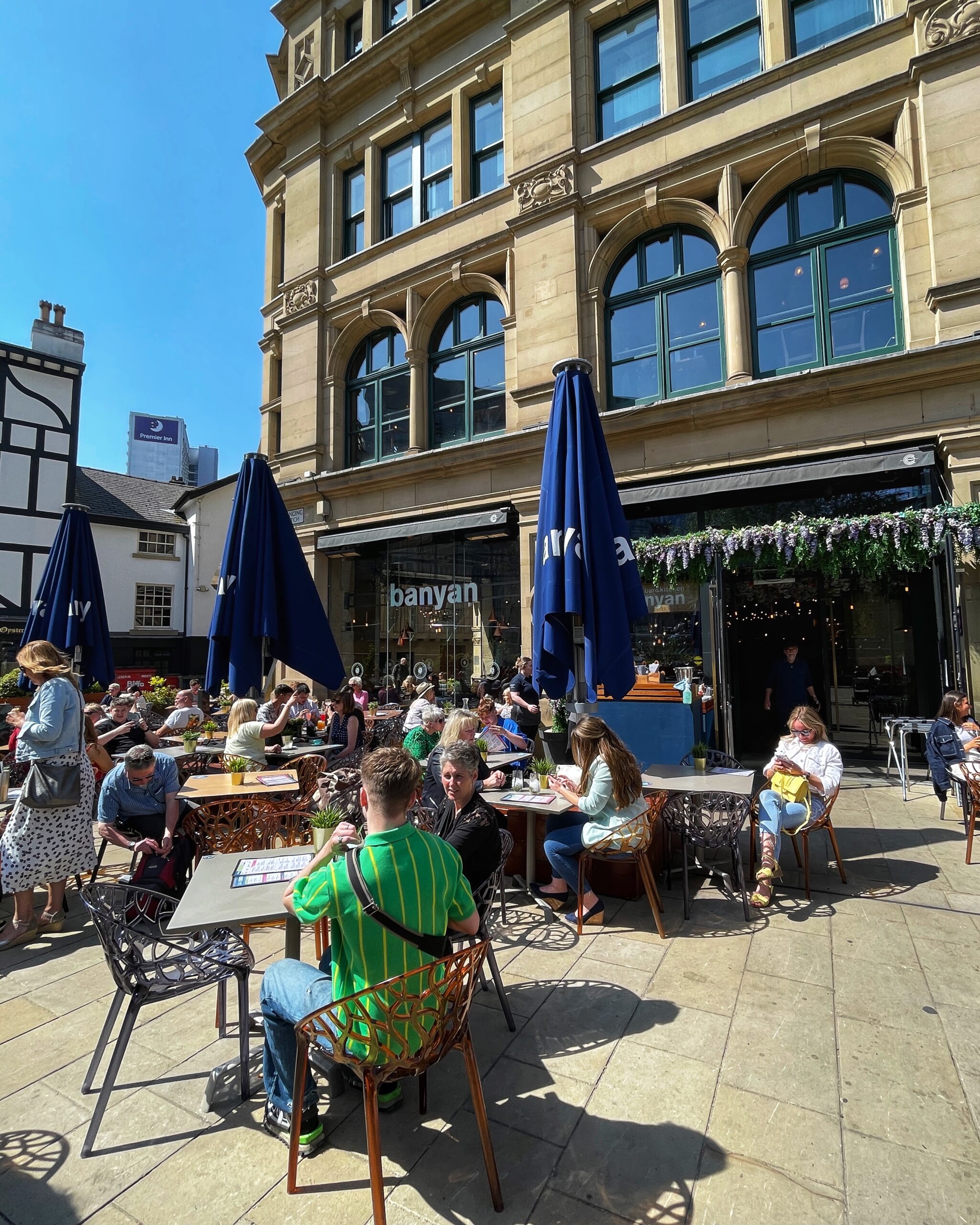 Banyan is one of the most popular outdoor restaurants in Manchester