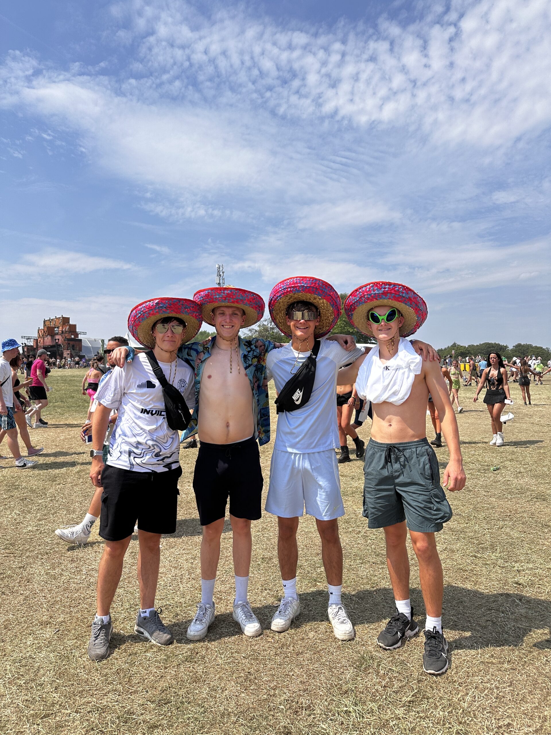 Parklife 2023 fashion trends - novelty hats