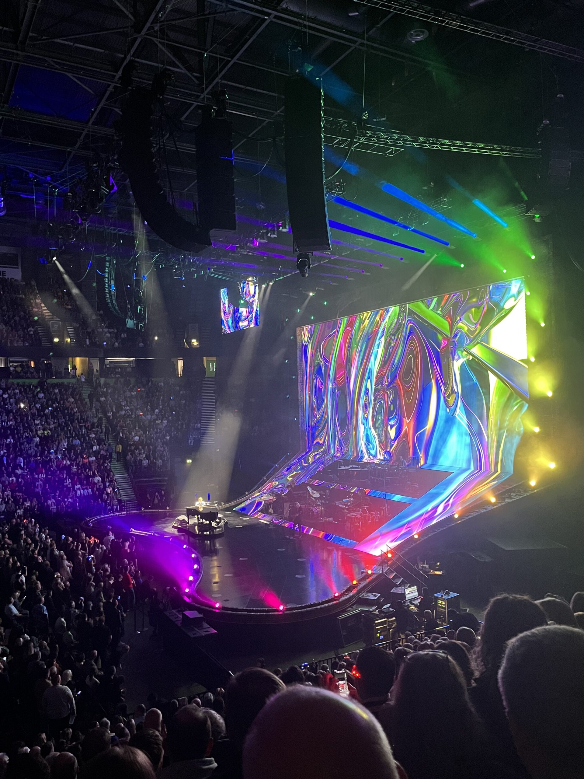 Elton John at the AO Arena in Manchester