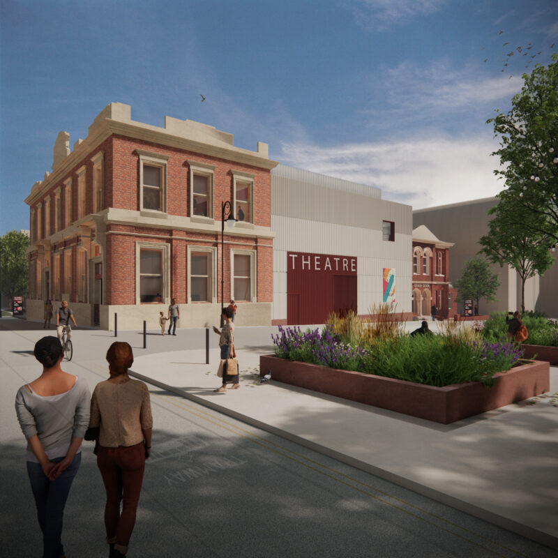 Plans for a new theatre in Oldham, which would be home to the Oldham Coliseum.