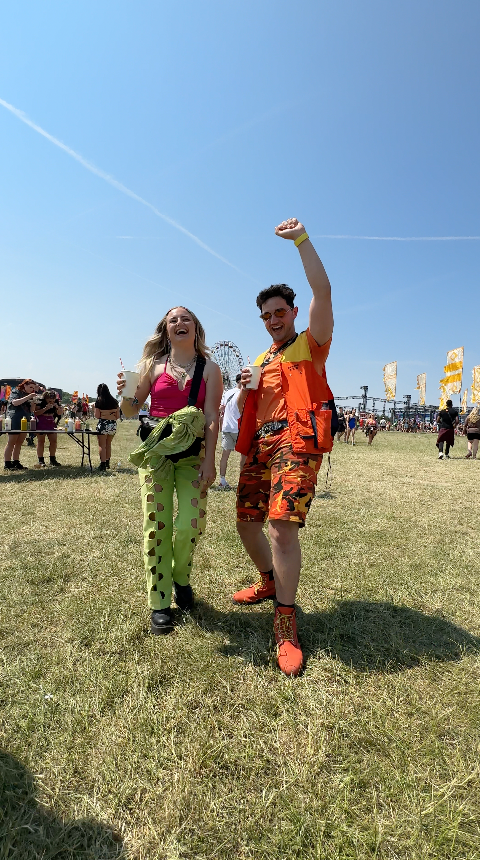 Parklife 2023 fashion trends - neon and bold colour
