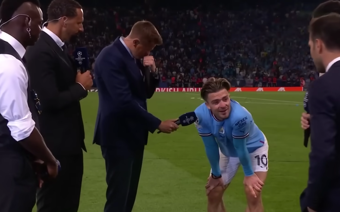 Jack Grealish emotional post-match interview BT Sport