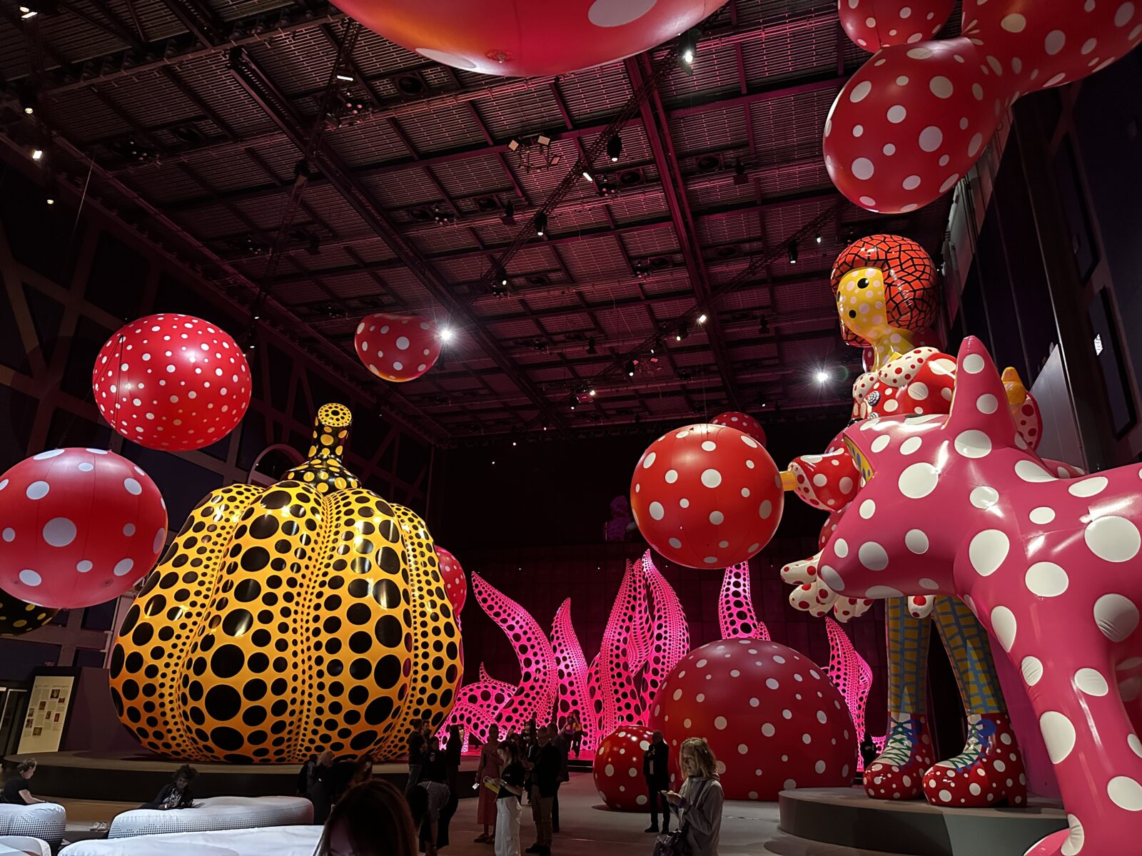 Yayoi Kusama inflatable artworks wow at MIF