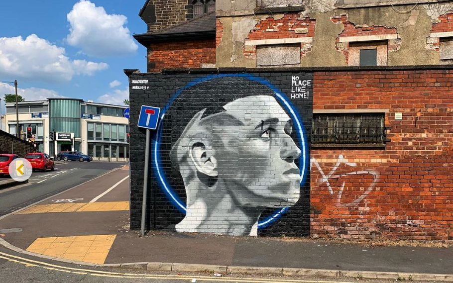 New Phil Foden mural Stockport