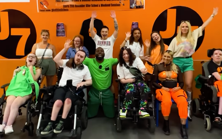 personal trainer Javeno Mclean takes disabled clients to Parklife 2023