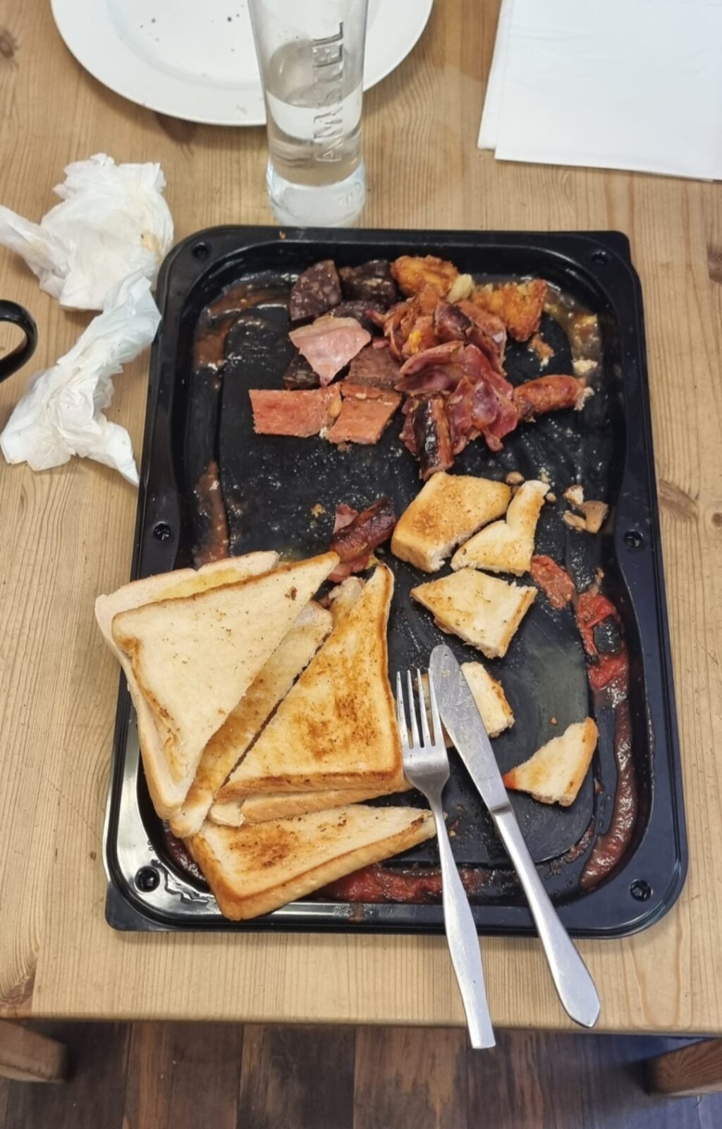 A giant full english challenge, left unfinished in Bury