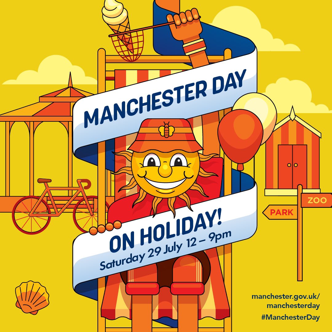 Everything happening for Manchester Day 2023 a trip to the beach