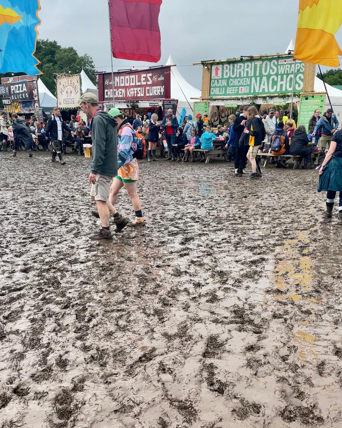 The mud at Bluedot 2023 means that it will take a fallow year in 2024. Credit: The Manc Group