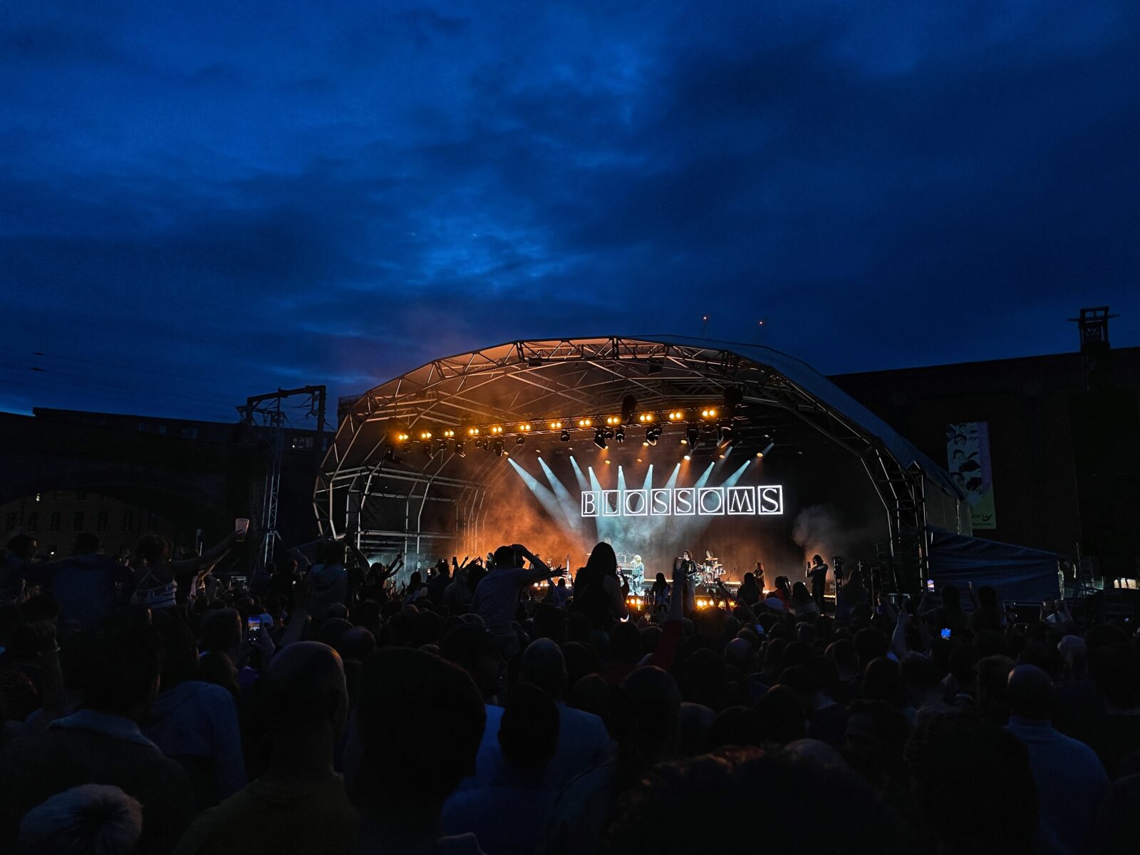 Blossoms at Castlefield Bowl, Manchester