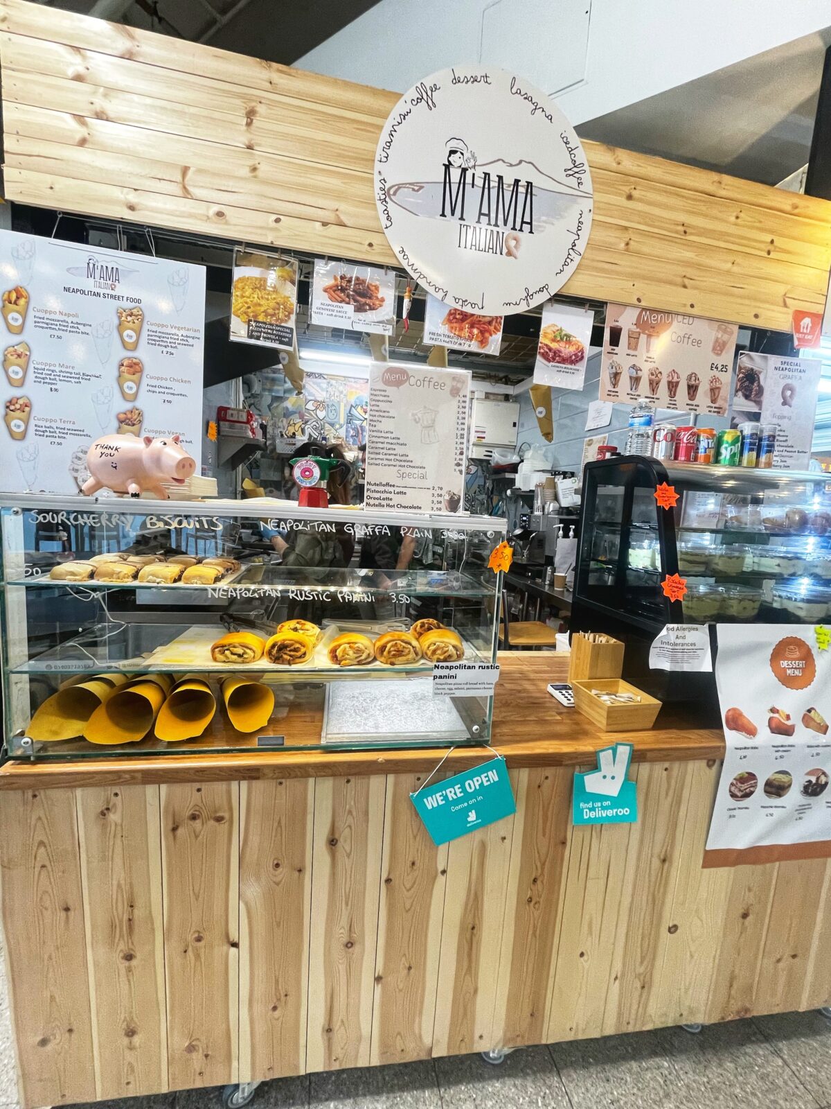 m'ama italiano inside arndale street food market 