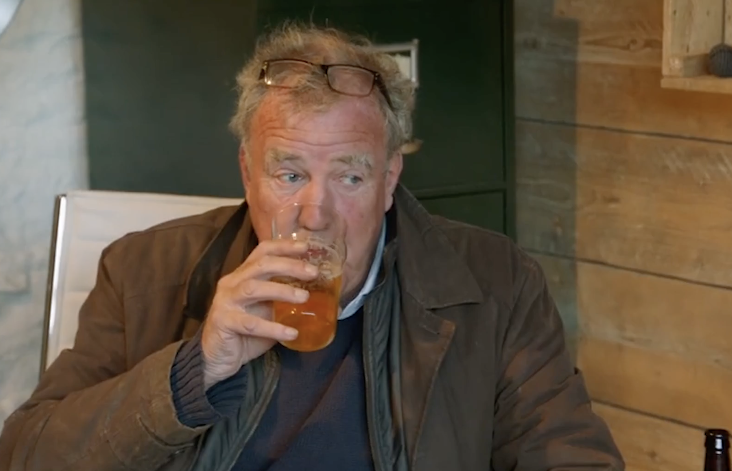 Jeremy Clarkson has warned of 'exploding' bottles of his Hawkstone Cider brand.