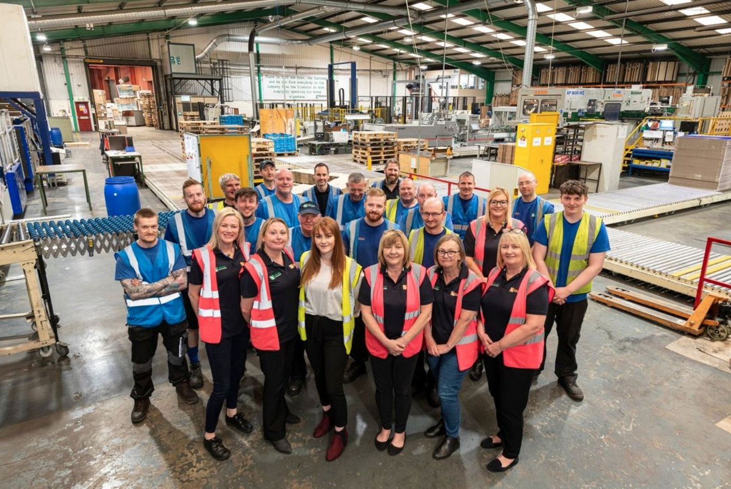 Staff at Belmont Packaging