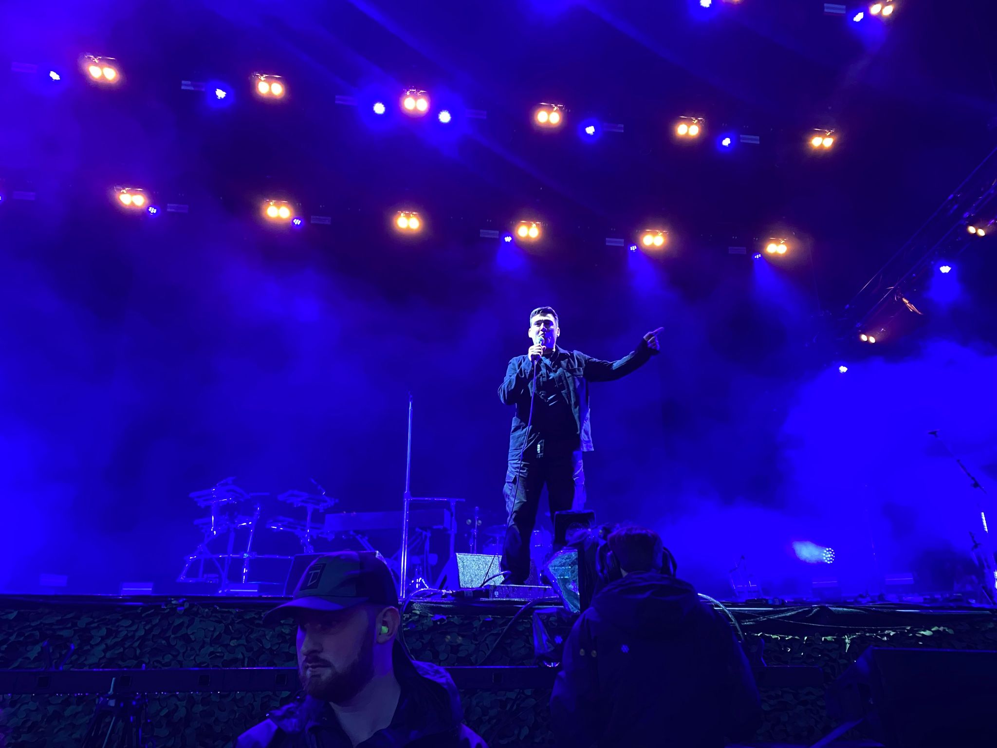 Andy Burnham on the Kendal Calling main stage