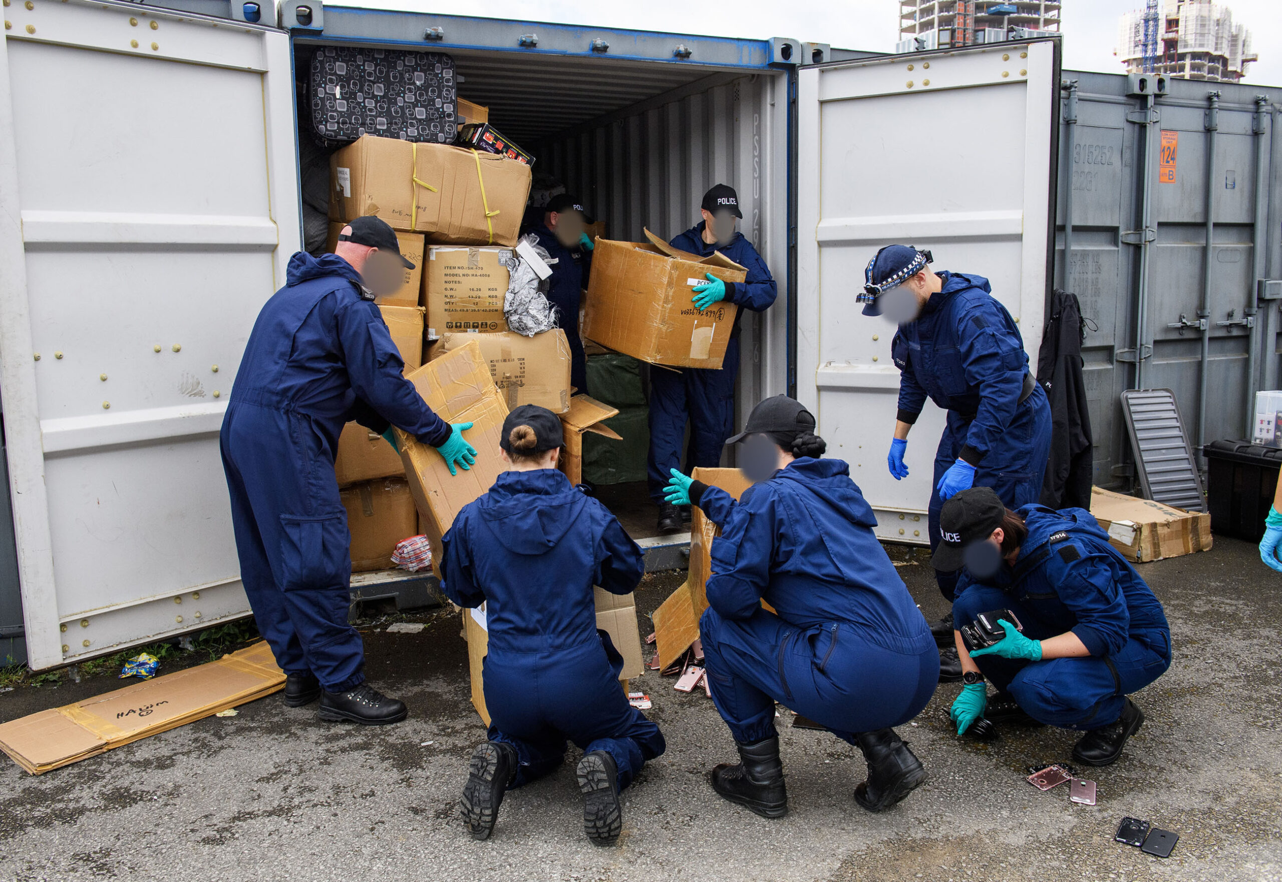 GMP carrying out Operation Vulcan seize